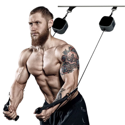 Fitness Pump Fitness Equipment Adjustable Resistance Resistance Machine with Counter Strength Training Puller for Home Gym